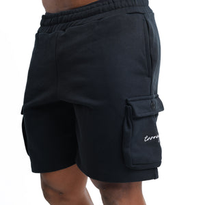 Essential Cargo Shorts - Jet Black