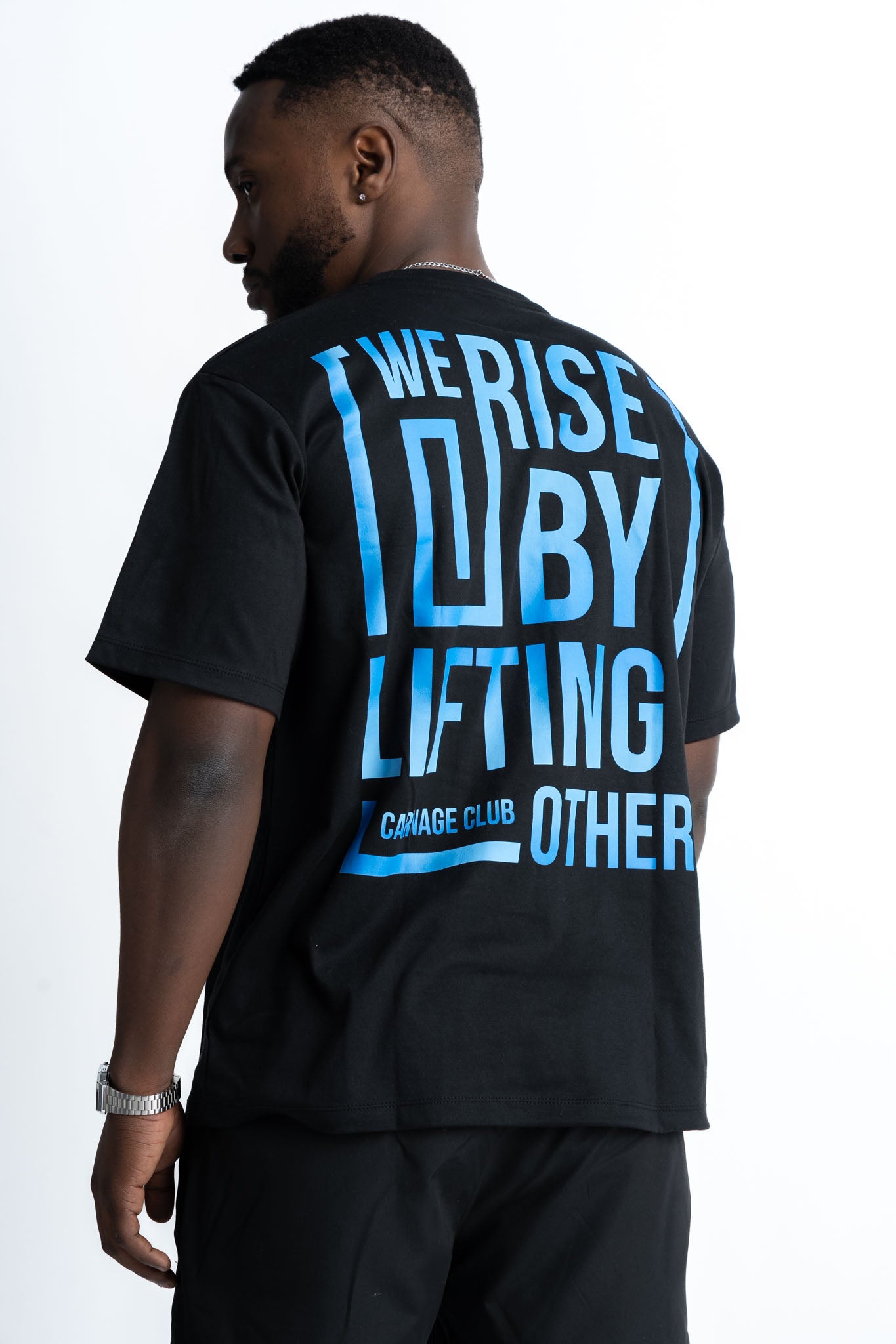 Be Lifted Oversize Tee - Unisex - Blue Gradient