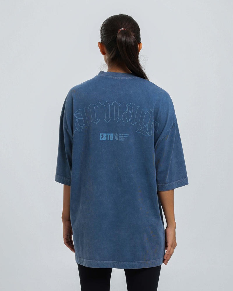 Power Script Washed Tee (Unisex)