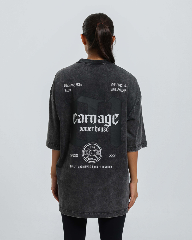 Power Reign Washed Tee (Unisex)