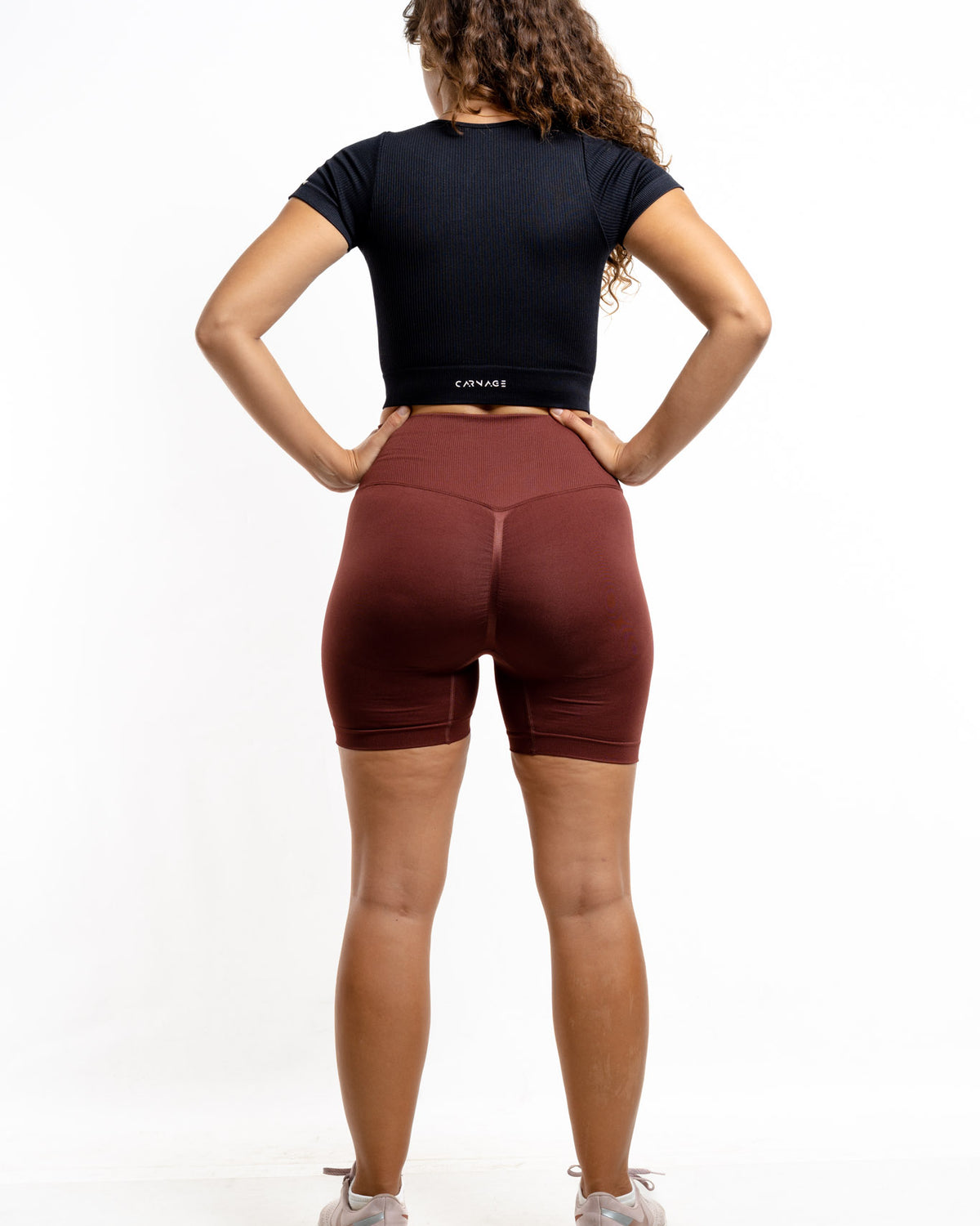 Athleisure V Neck Crop