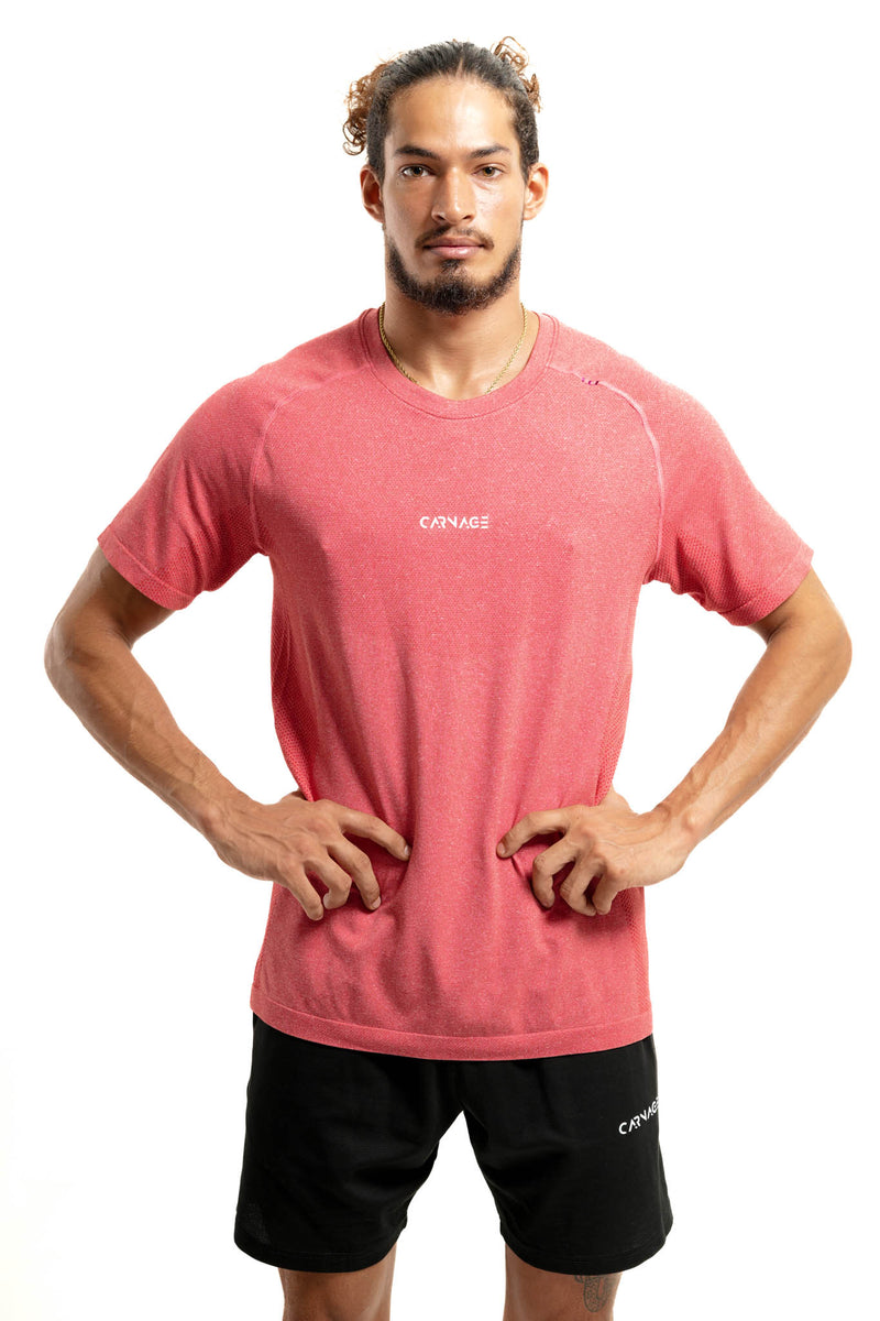 Heather Seamless Performance Tee