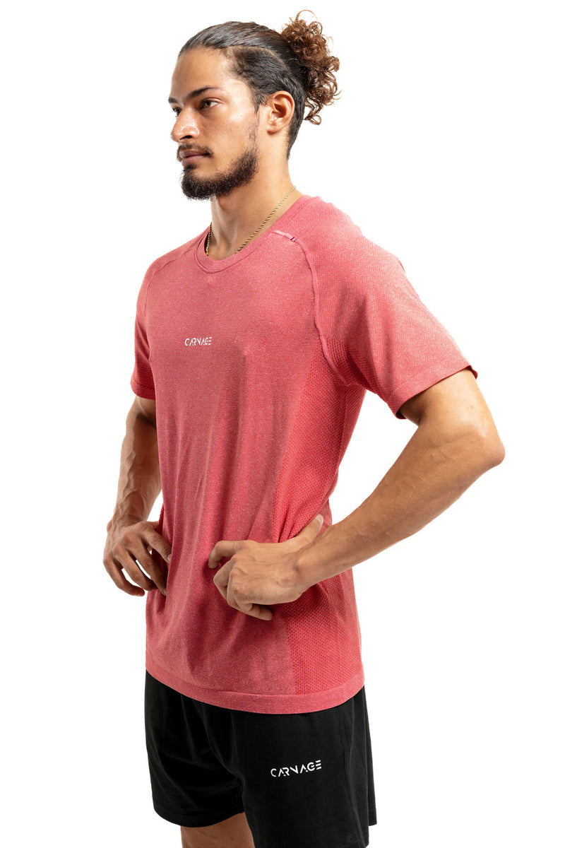 Heather Seamless Performance Tee