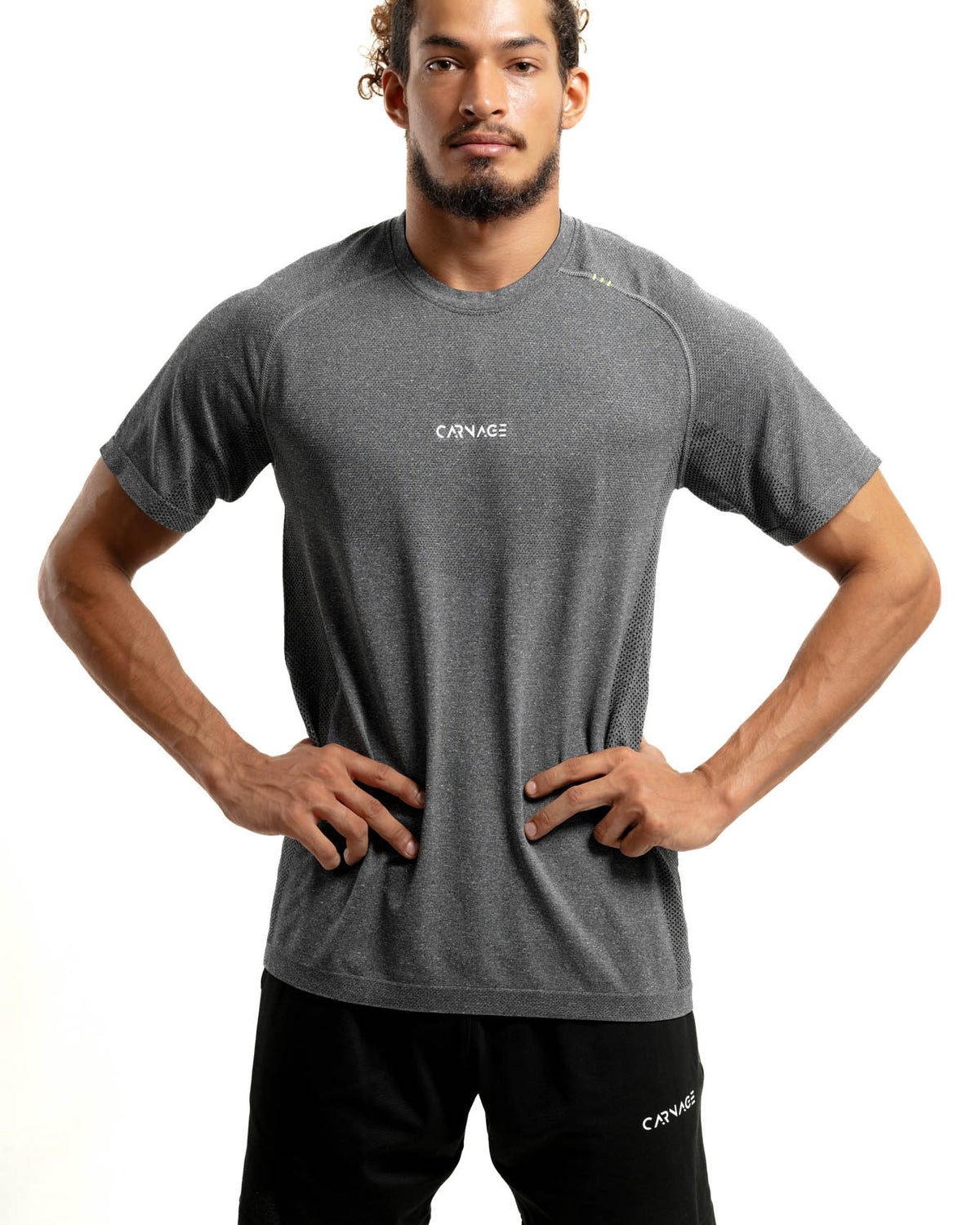 Heather Seamless Performance Tee