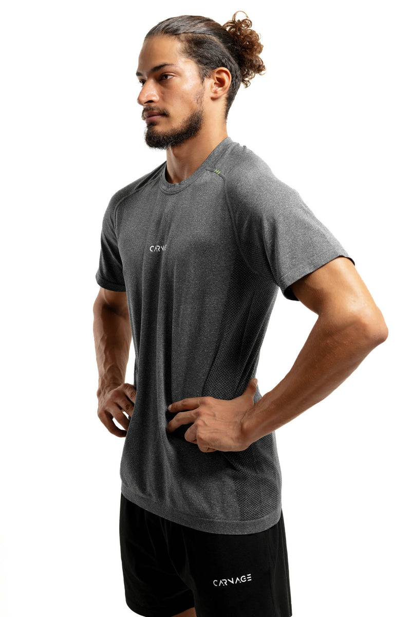 Heather Seamless Performance Tee