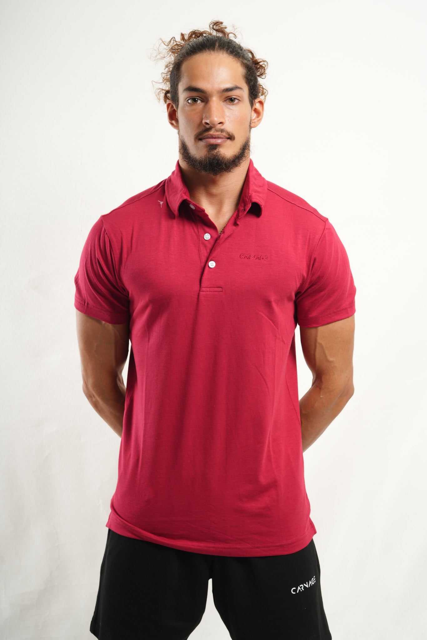Essential  Polo - Maroon