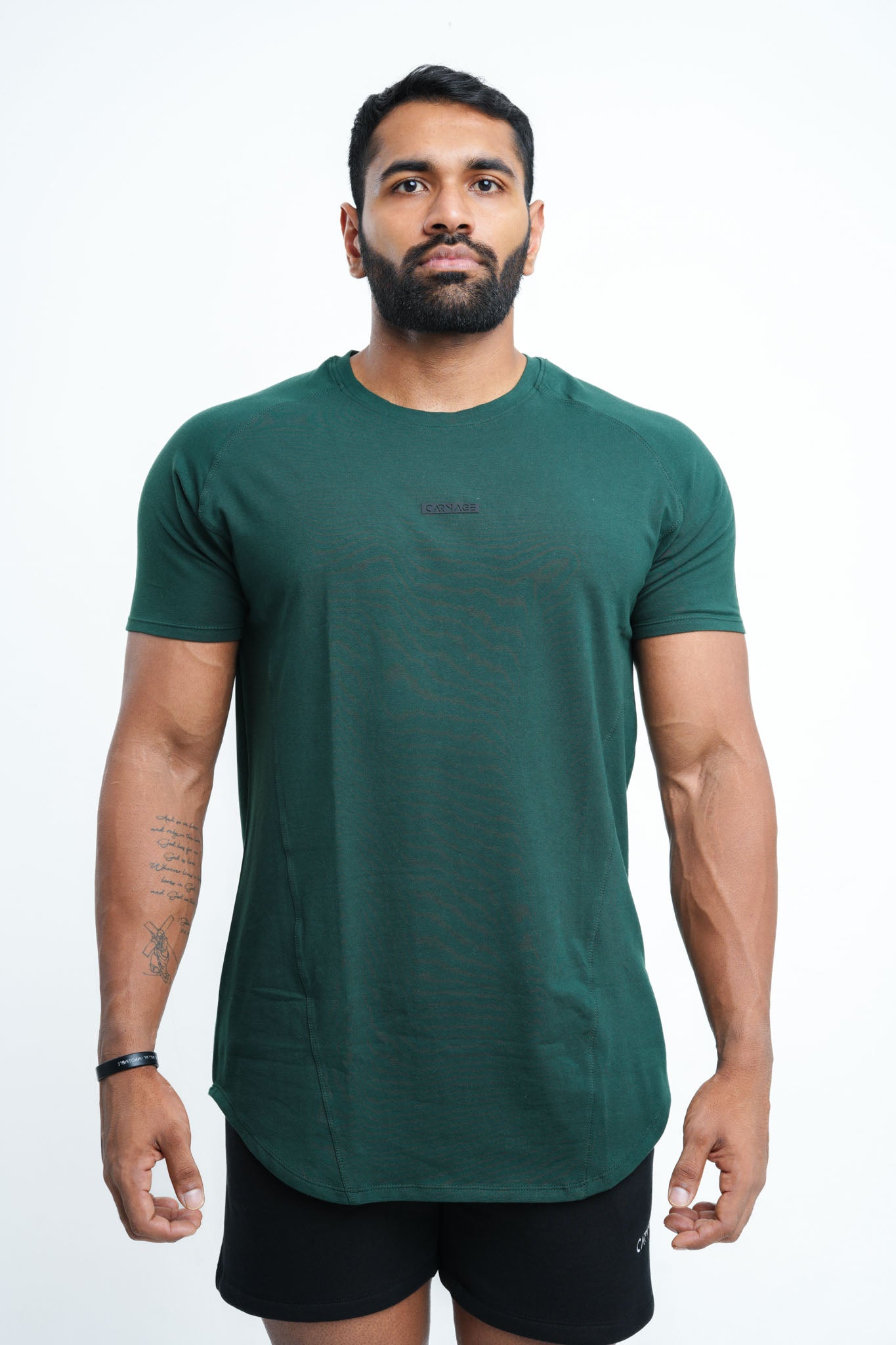 Trace Muscle Tee V2 - Army Green – Carnage
