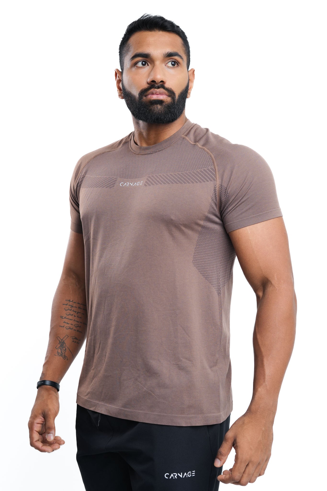 Carnage Classic Seamless T-Shirt - Coffee Brown