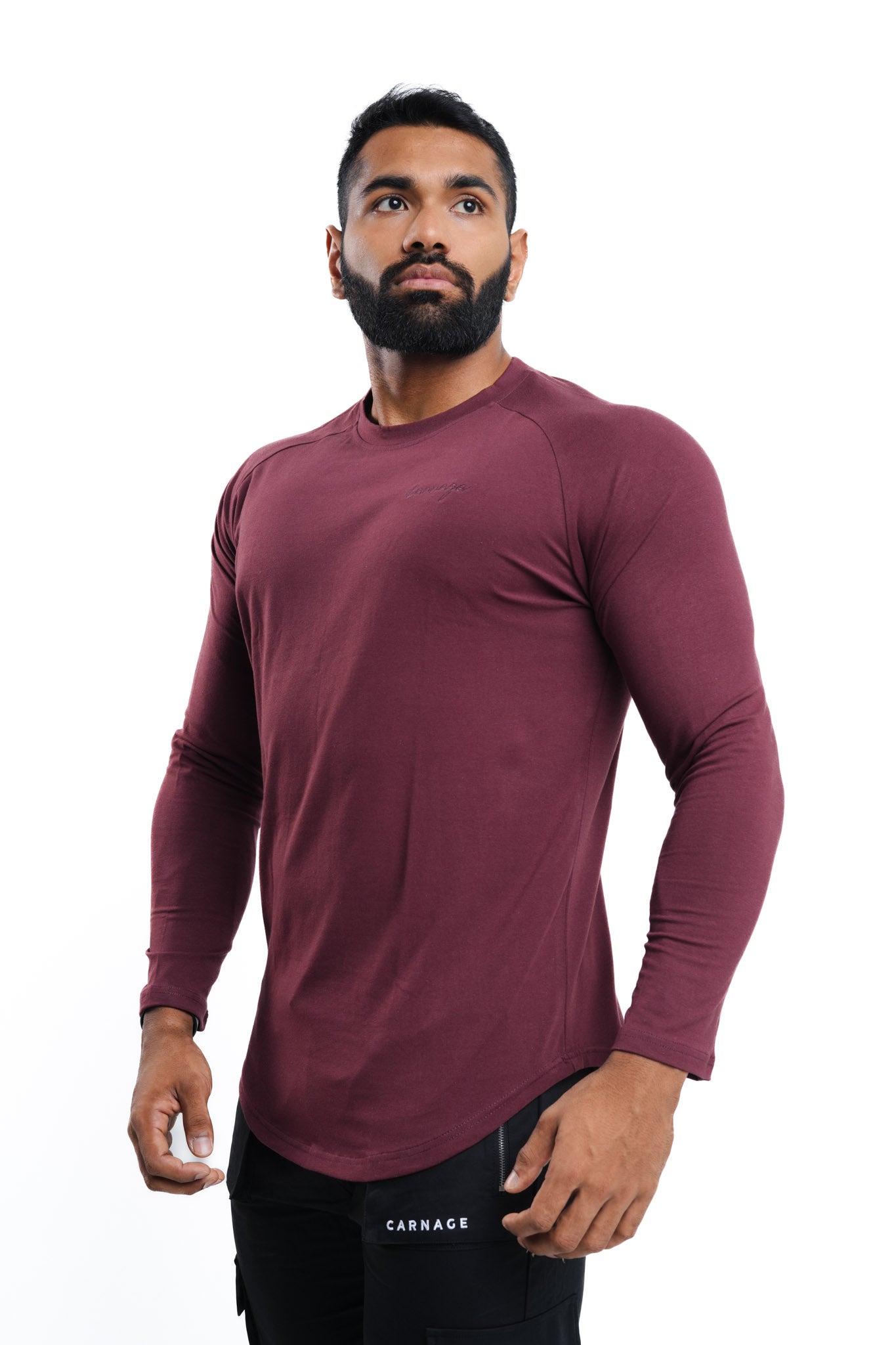 charbon LONG SLEEVE T-SHIRTS サイズM Italic Essential Long Sleeve Tee - V3 – Carnage