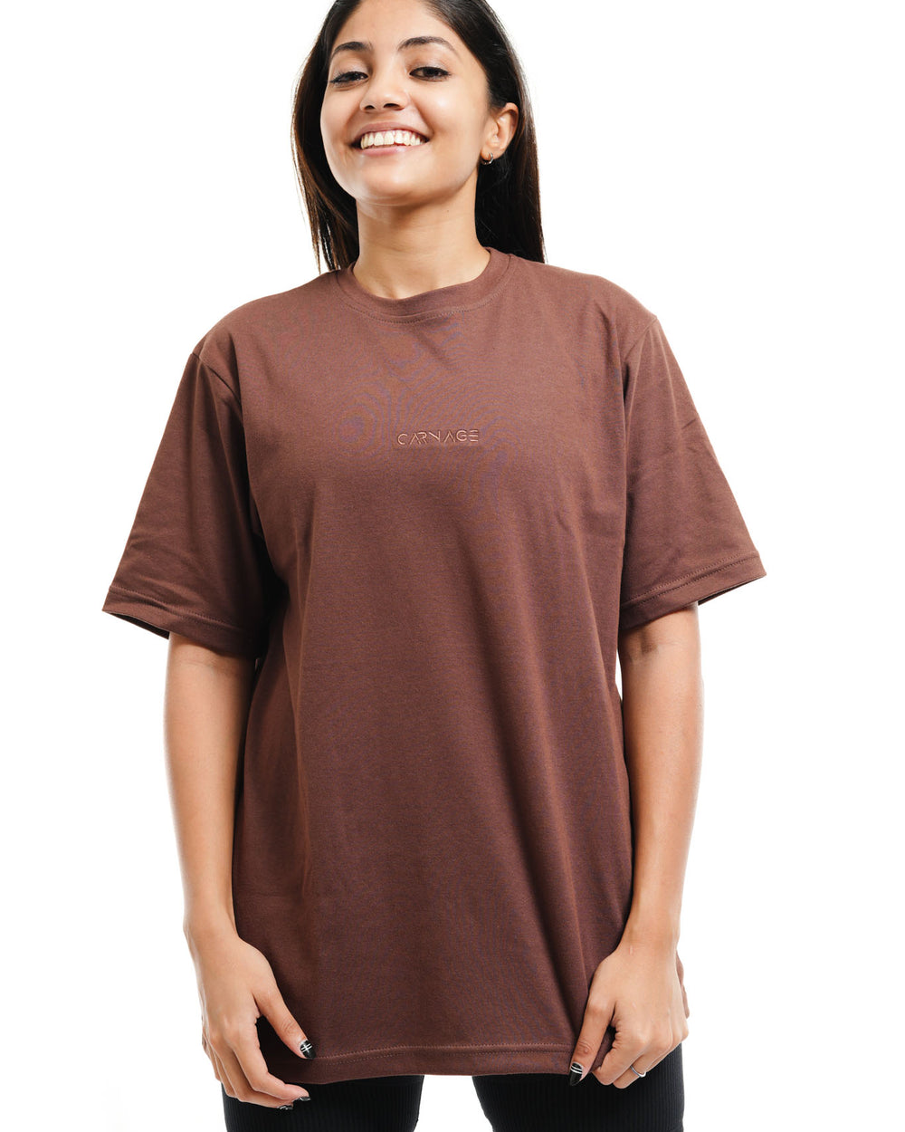 Desire Oversize Tee - Coco Brown