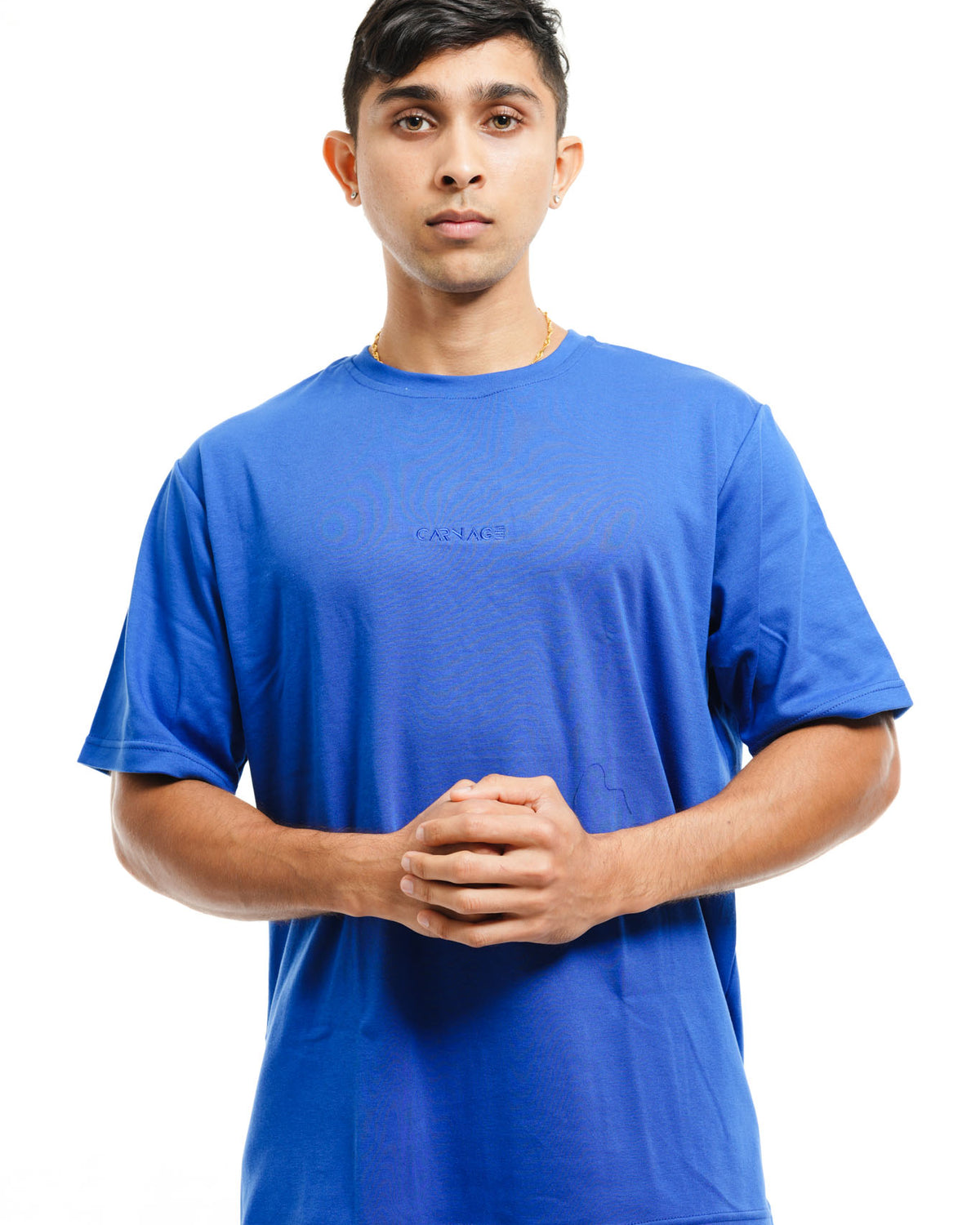 Desire Oversize Tee - Carbon Blue