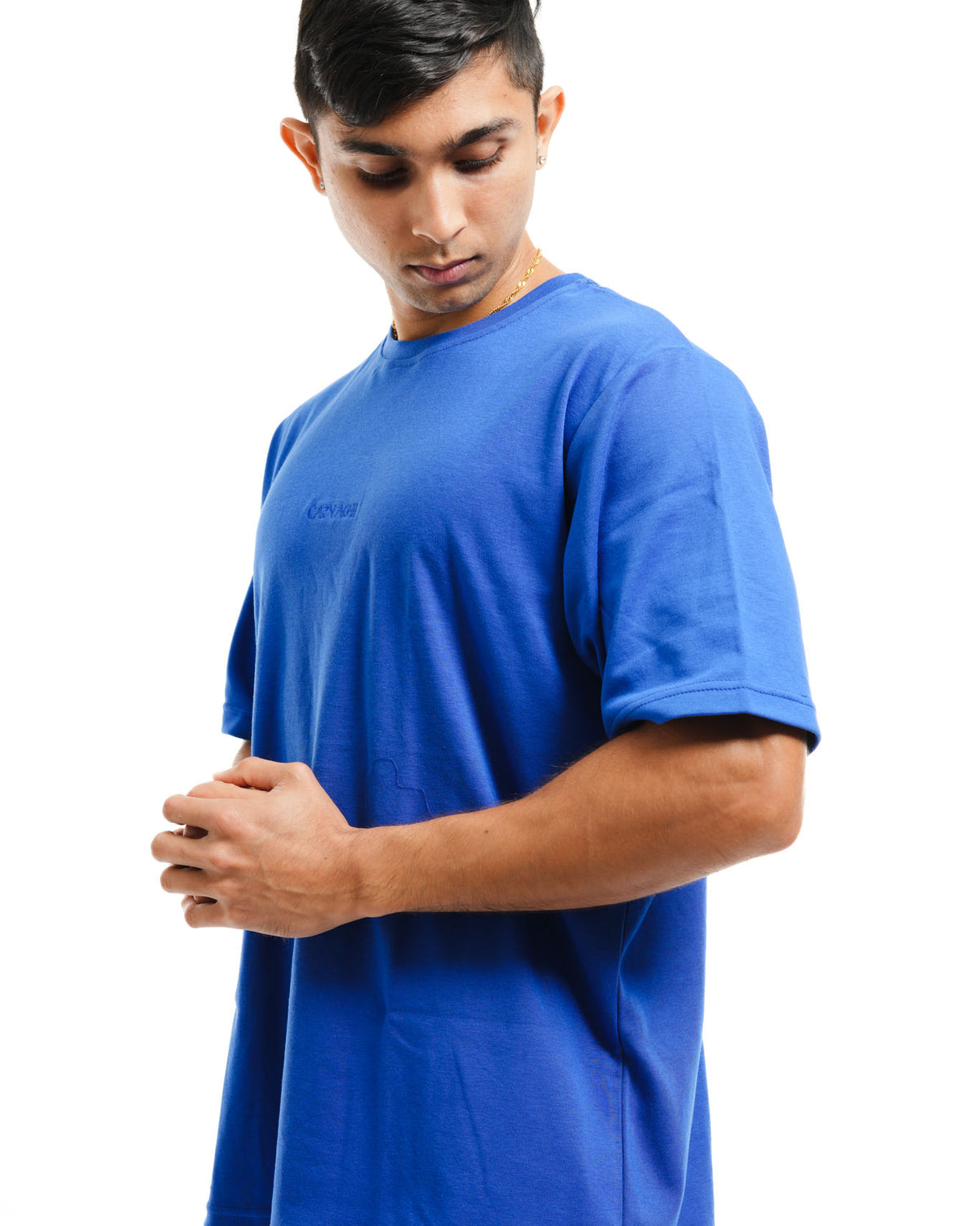 Desire Oversize Tee - Carbon Blue