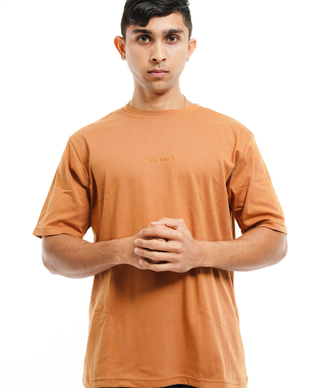 Desire Oversize Tee - Wooden Brown