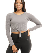 Essential Tie Up Crop Tee