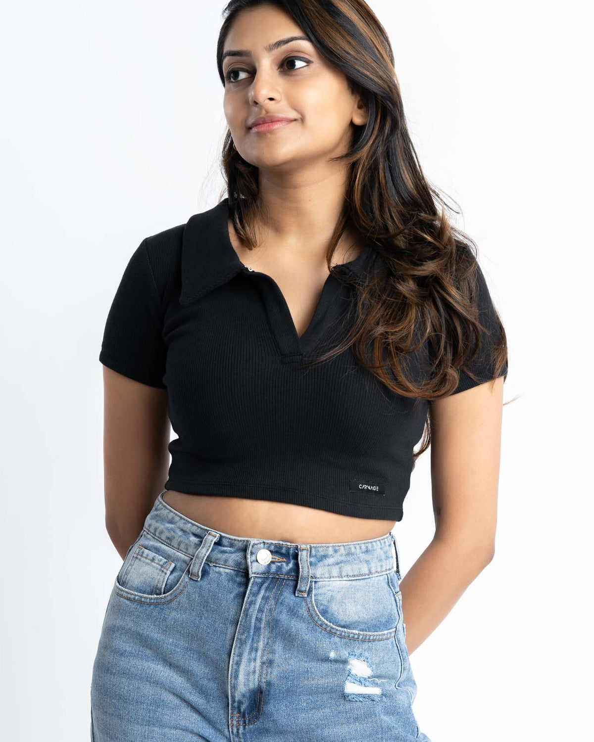 Essential Cropped Polo