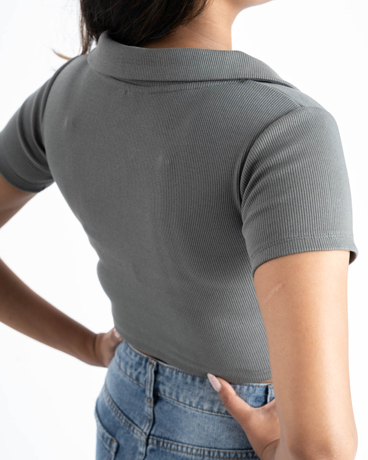 Essential Cropped Polo