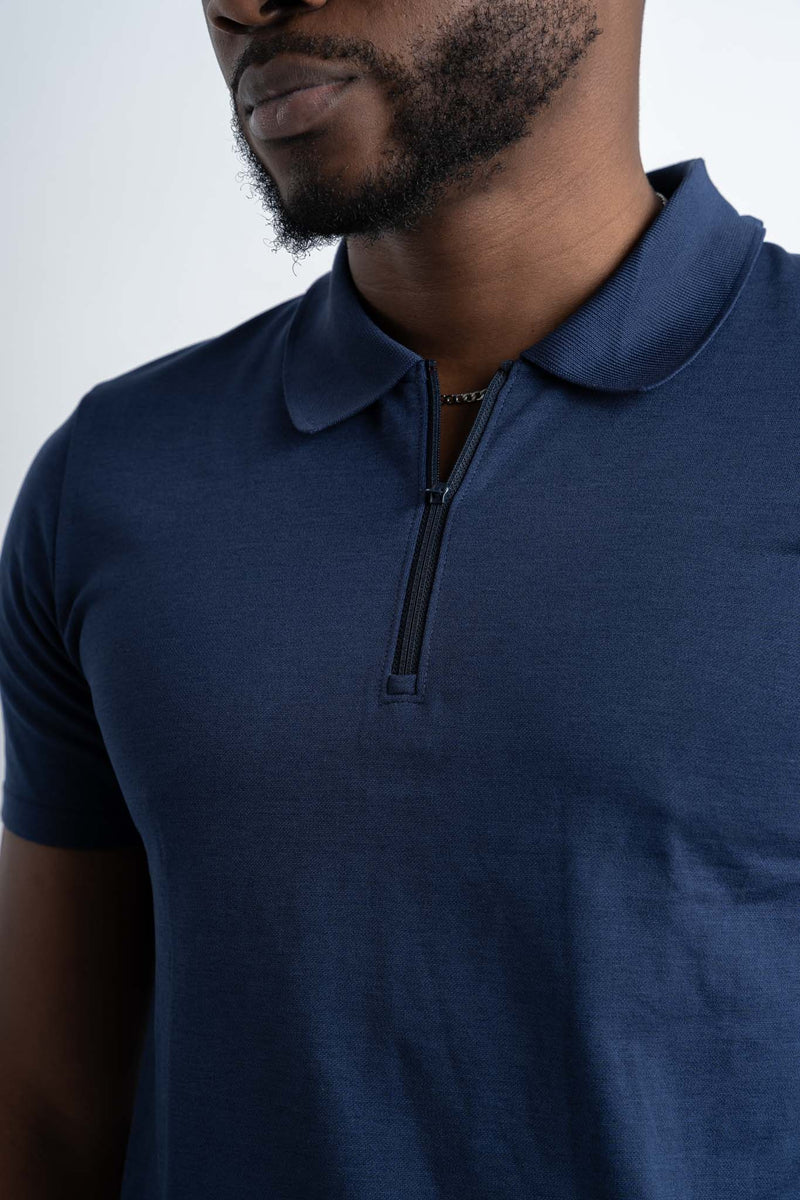 Essential Seamless 1/4 Zip up Polo