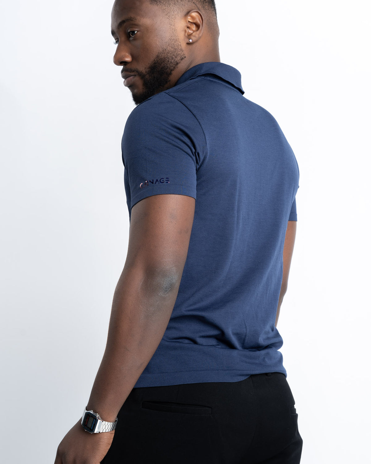 Essential Seamless 1/4 Zip up Polo