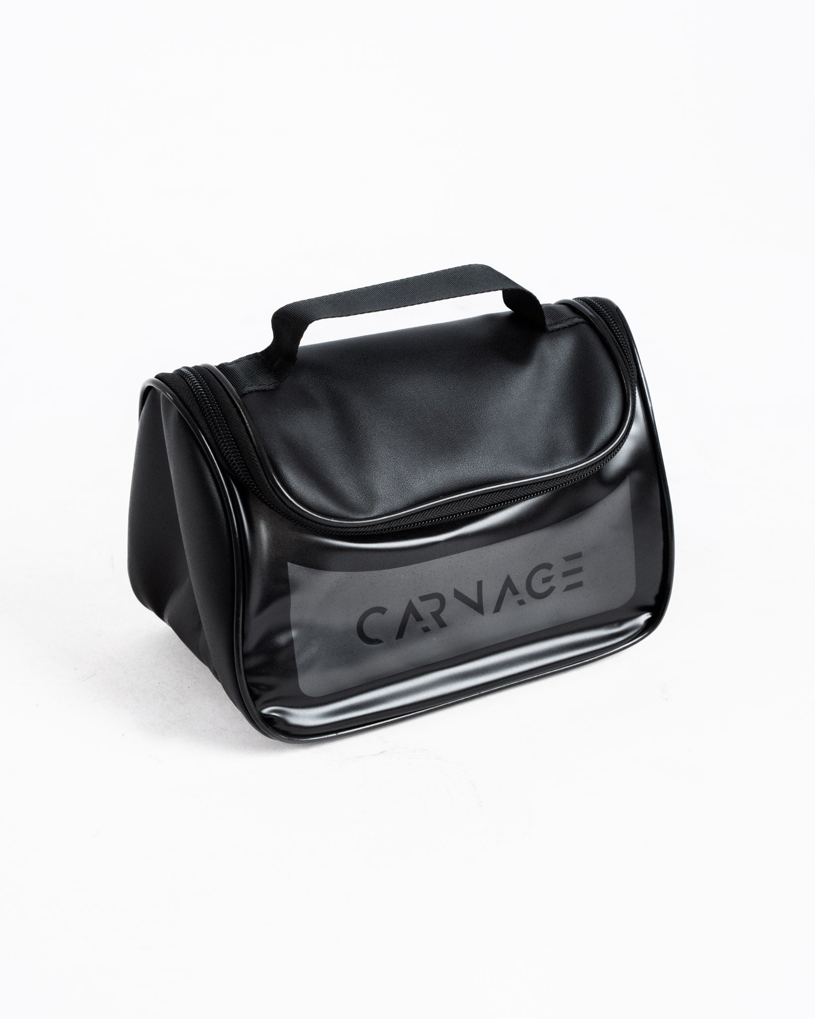 Black travel outlet pouch