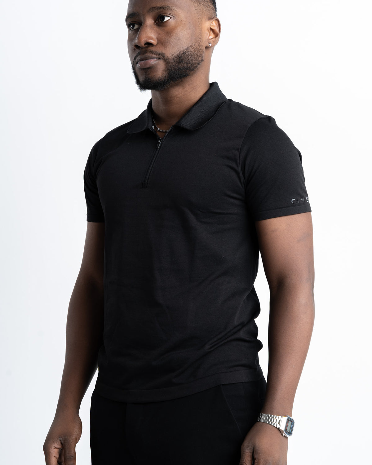 Essential Seamless 1/4 Zip up Polo