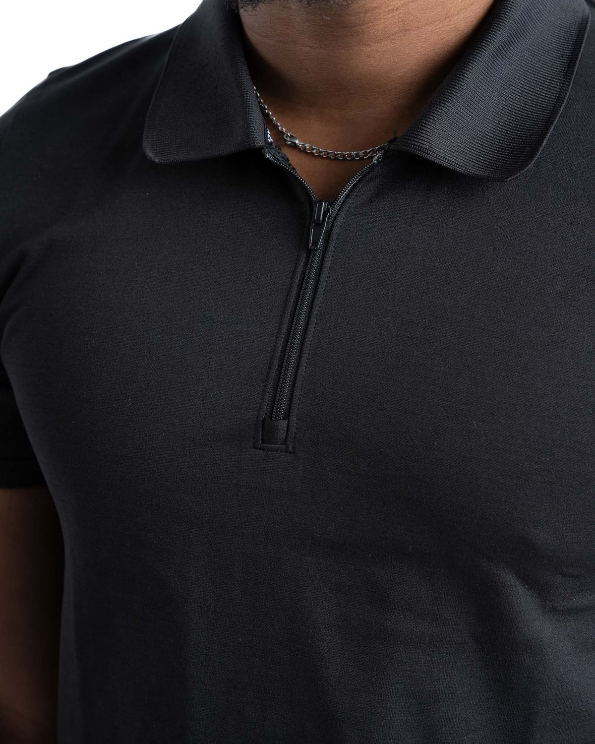 Essential Seamless 1/4 Zip up Polo