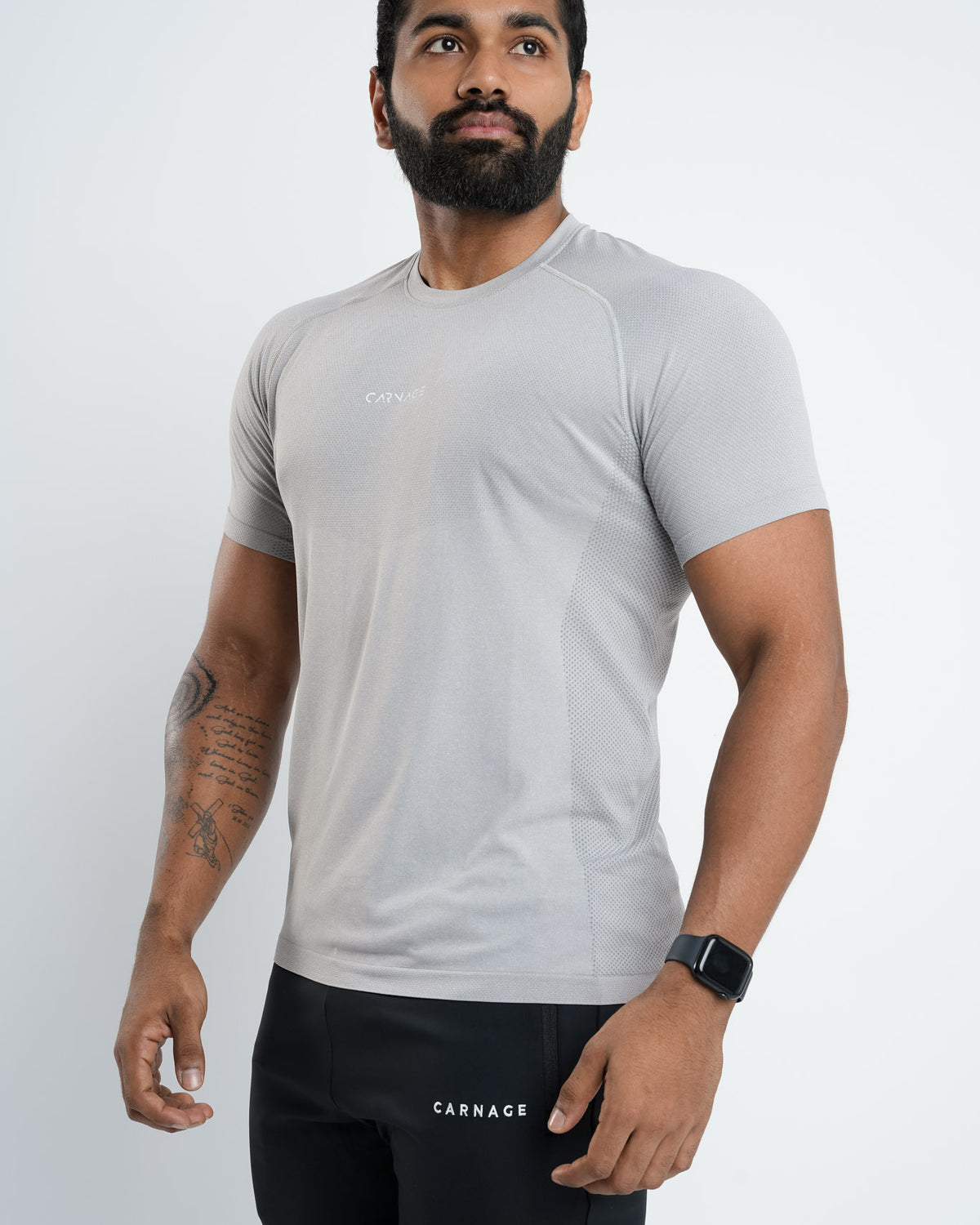 Heather Seamless Performance Tee