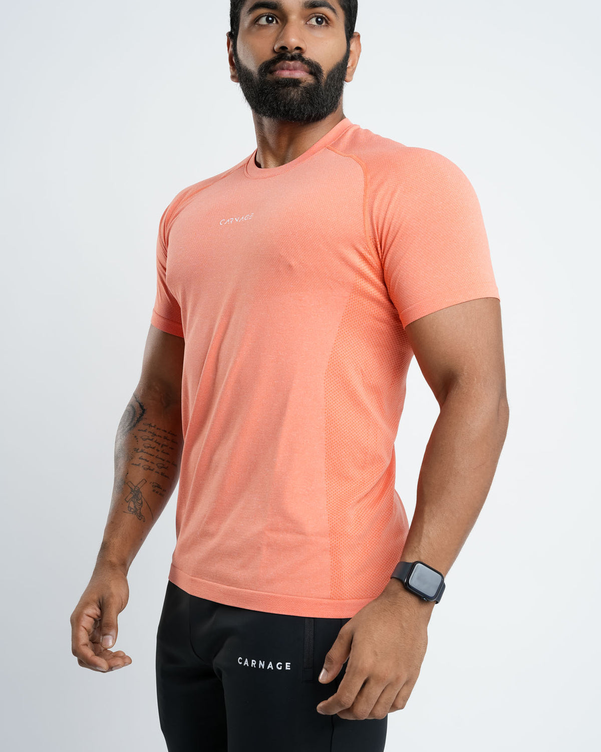 Heather Seamless Performance Tee