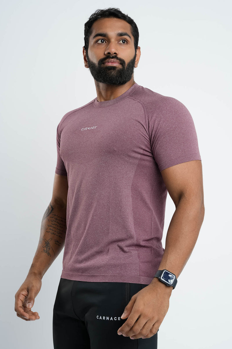 Heather Seamless Performance Tee