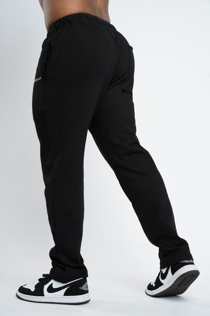 Loose black joggers on sale