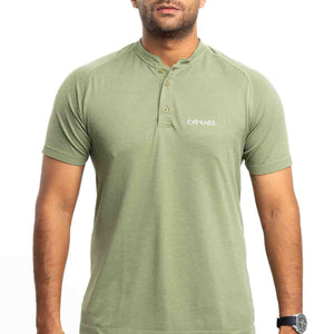 Classic Seamless Henly Polo Tee - Olive Night