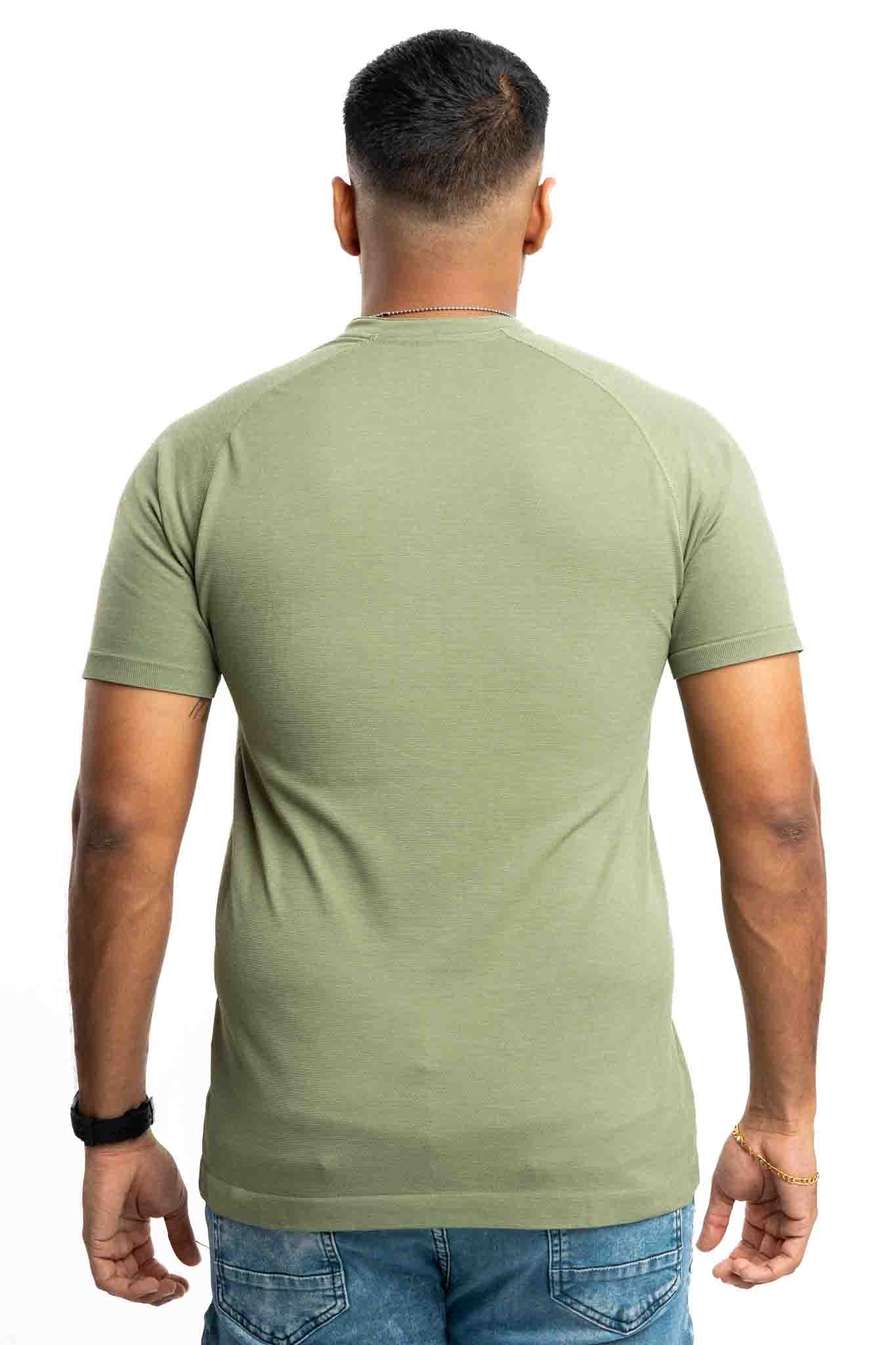 Classic Seamless Henly Polo Tee - Olive Night