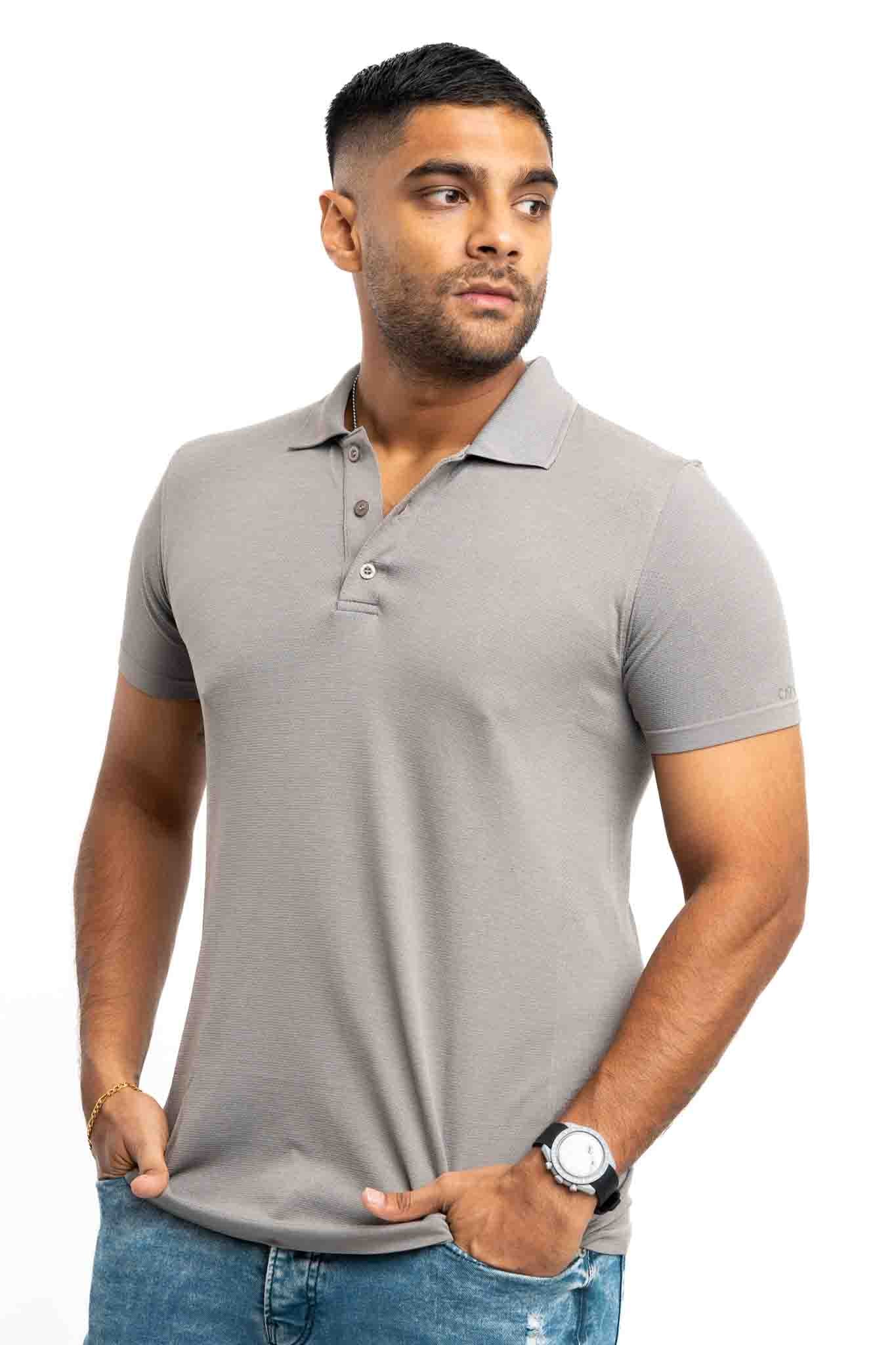 Classic Seamless Polo - Brushed Nickel