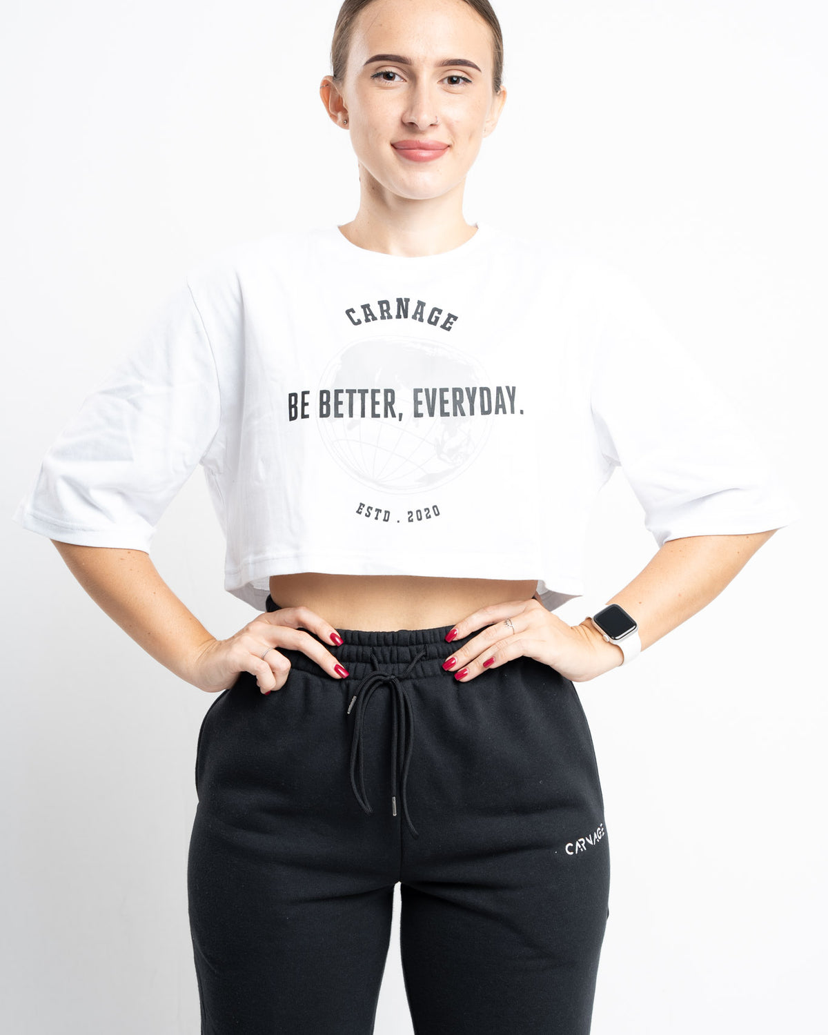 Be Better Globe Oversize Crop