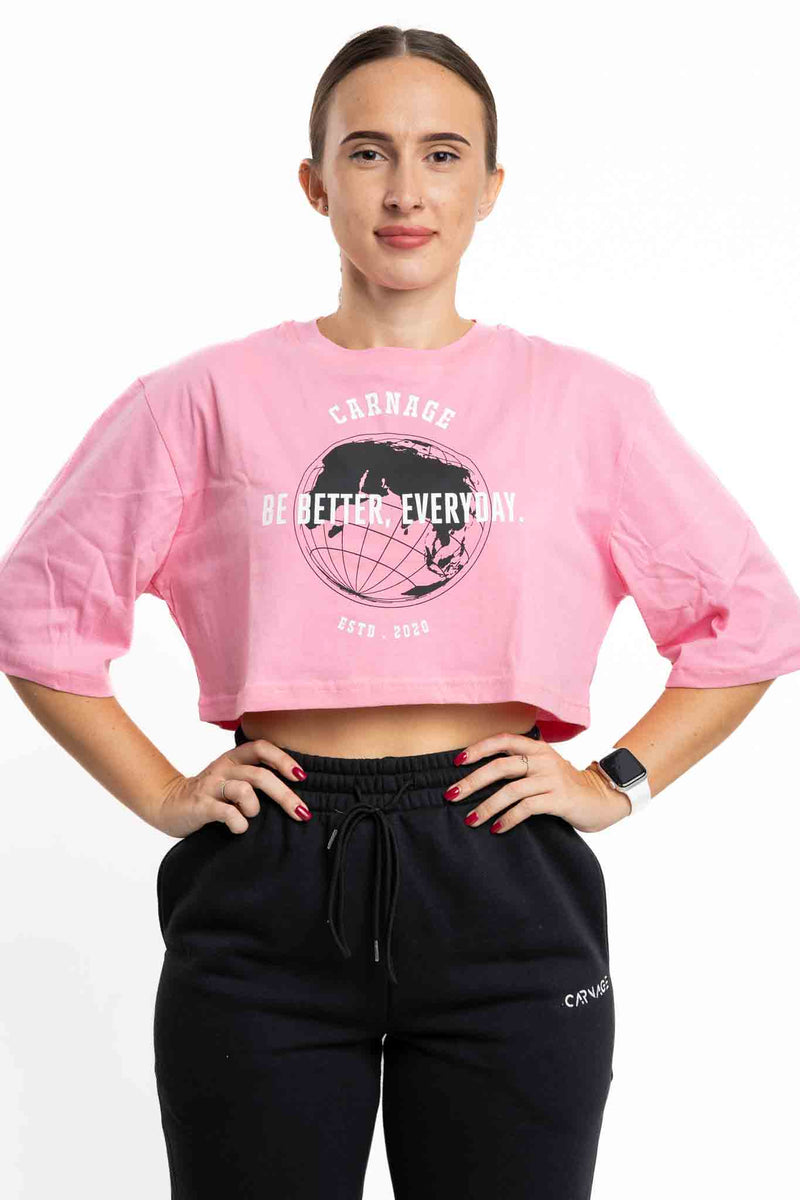 Be Better Globe Oversize Crop