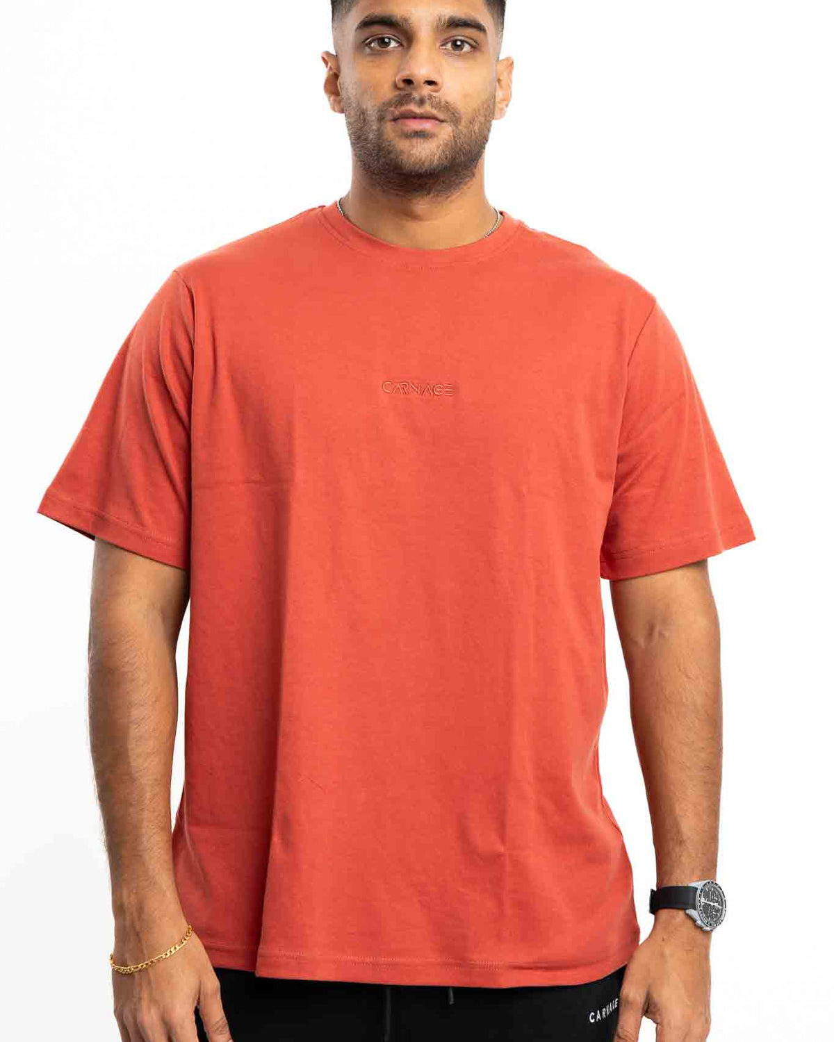 Desire Oversize Tee - Burnt Brick