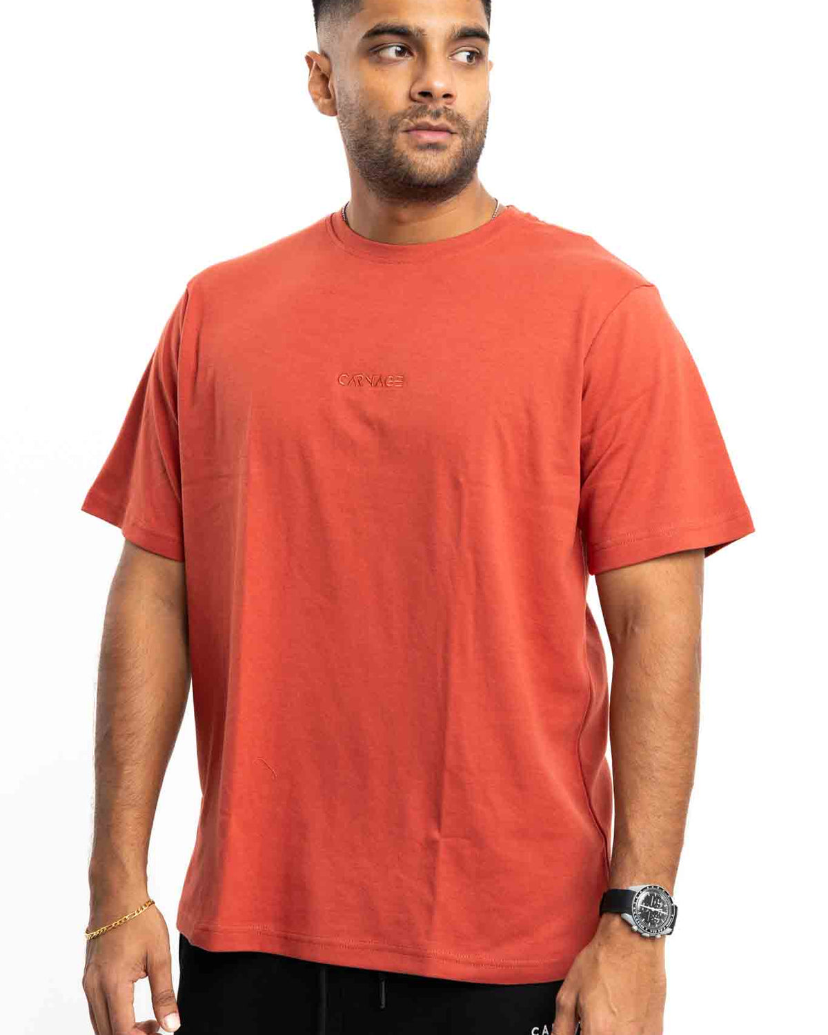 Desire Oversize Tee - Burnt Brick