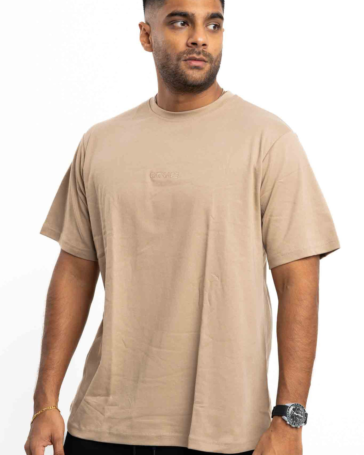 Desire Oversize Tee - Coco Creme