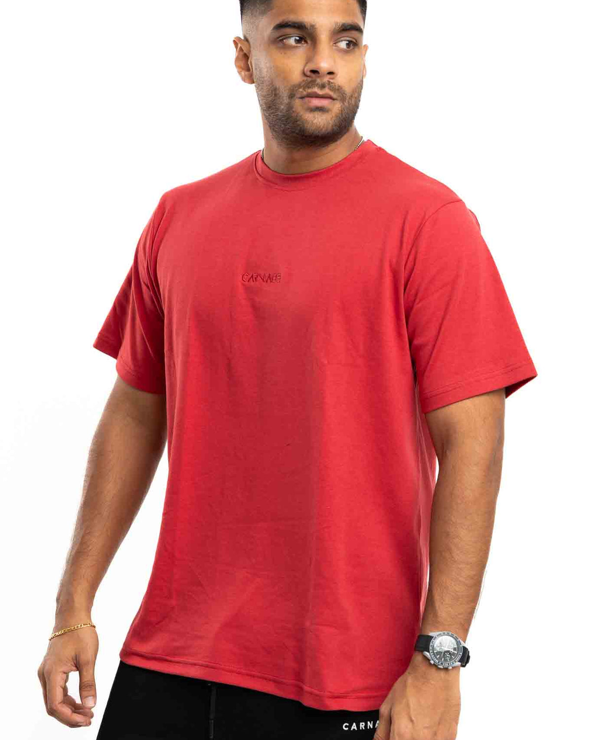 Desire Oversize Tee - Brick Red