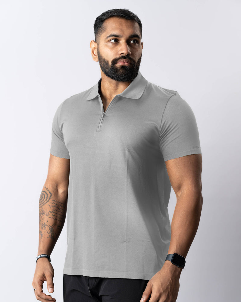 Essential Seamless 1/4 Zip up Polo