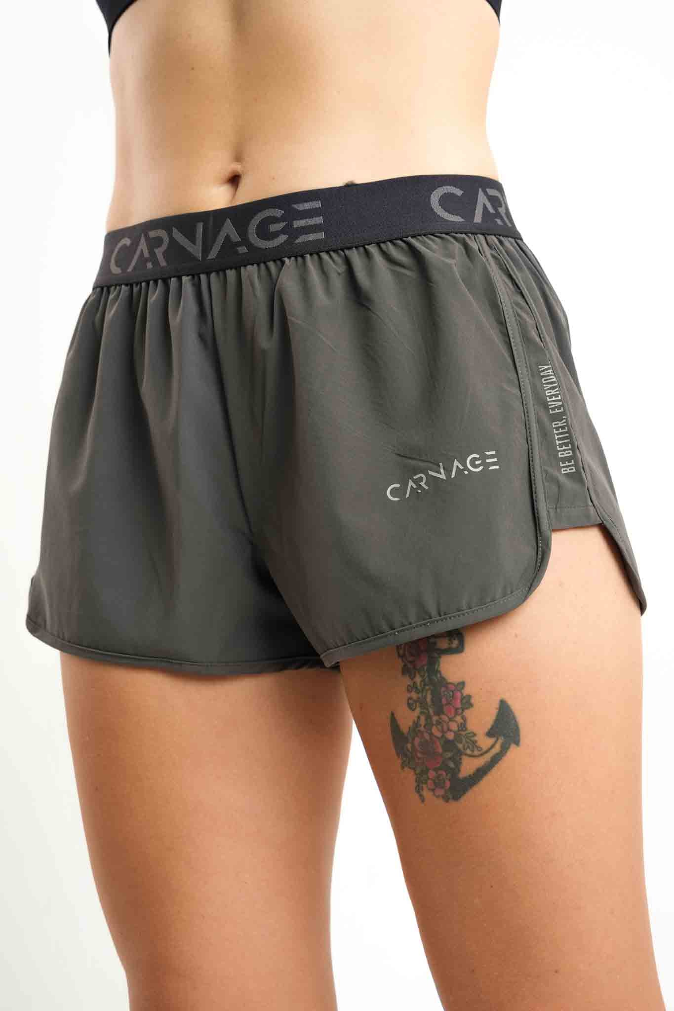 Womens Athletic Short - Charcoal Grey