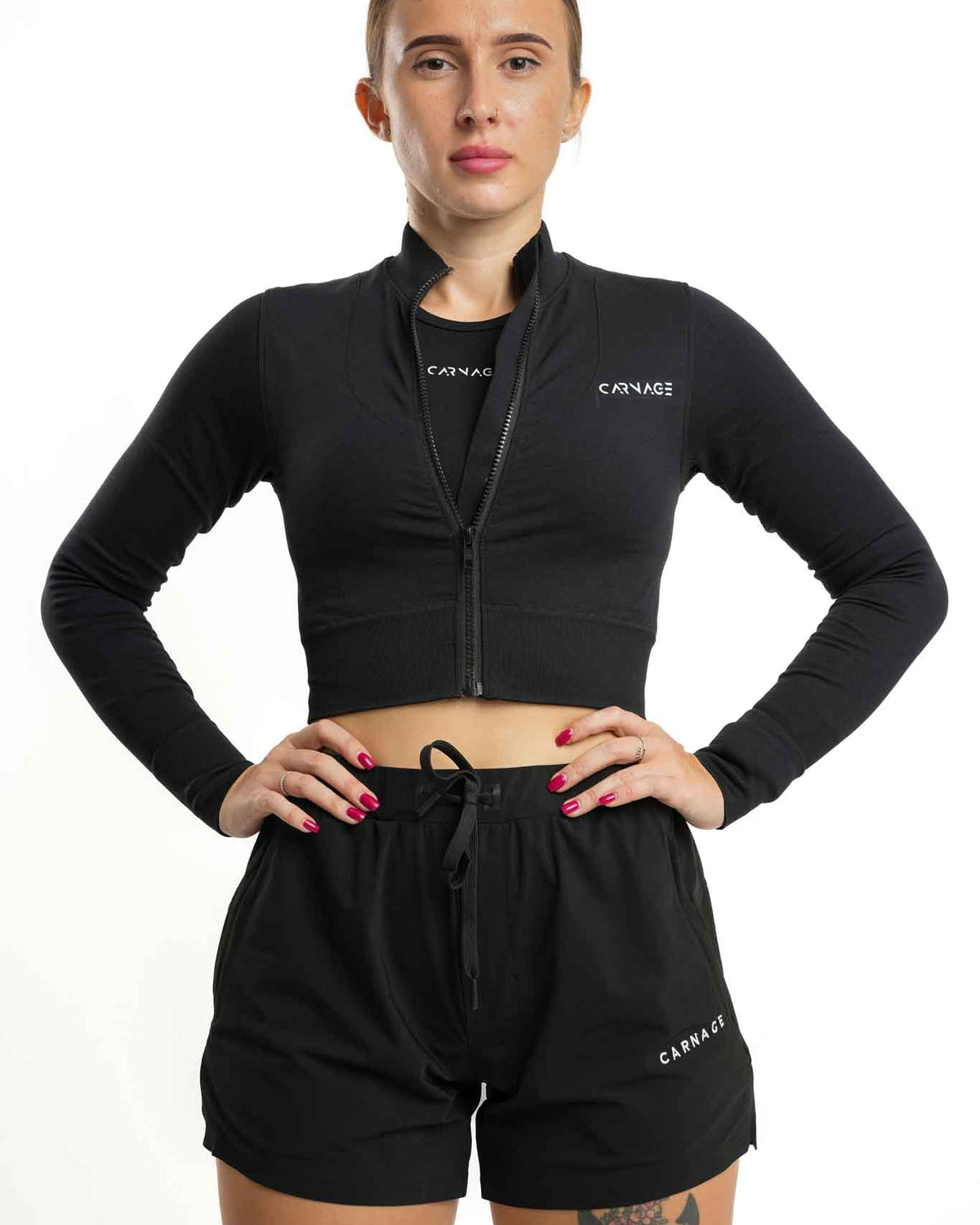 365 Zip Up Crop Jacket