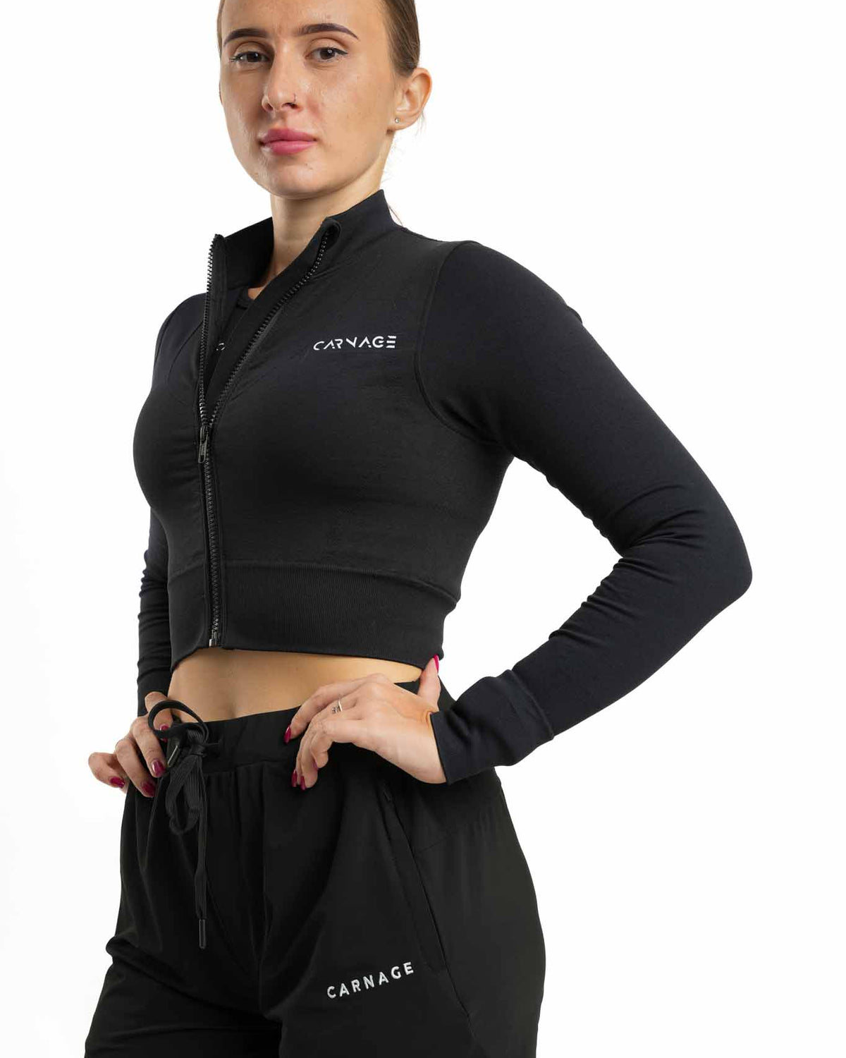 365 Zip Up Crop Jacket