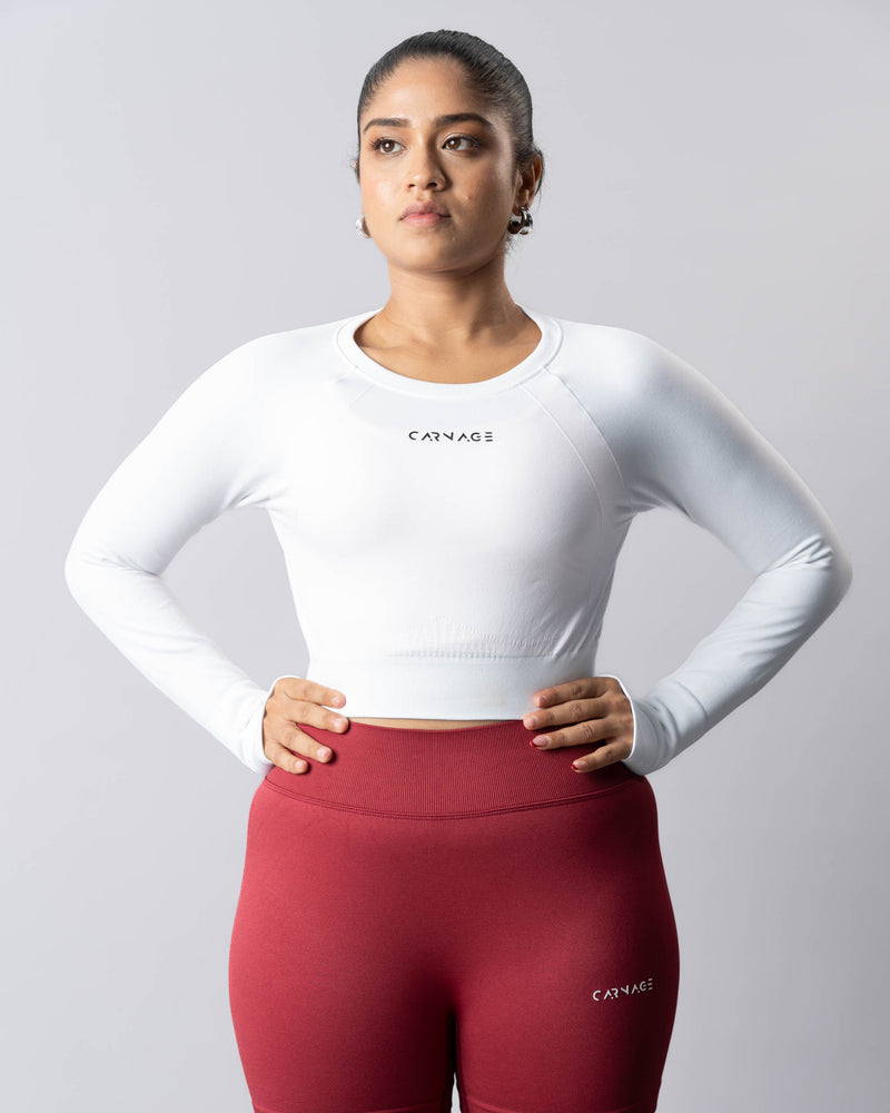 365 Seamless Long Sleeve Crop