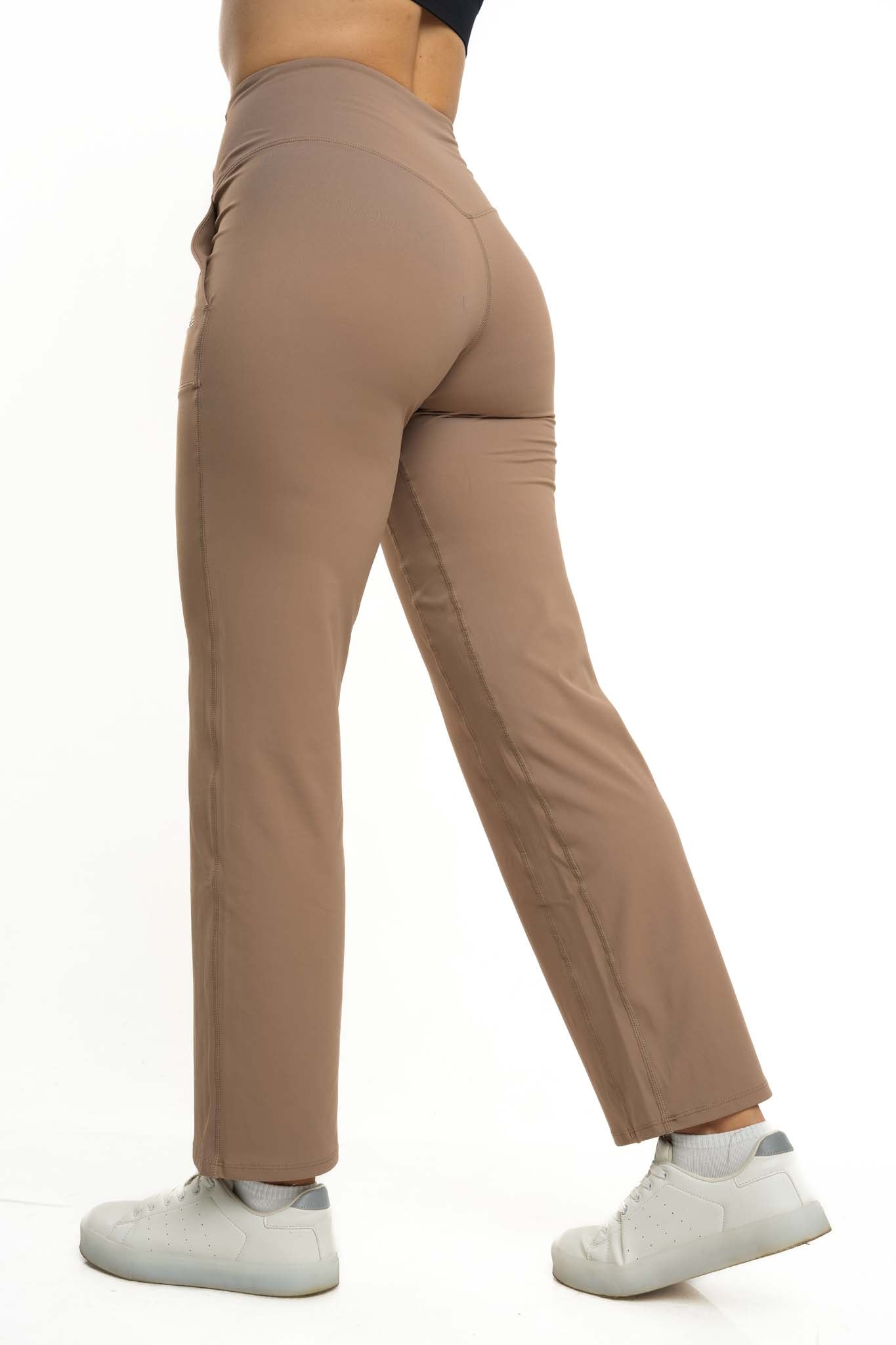 Essential Straight Cut Pants - Tannin
