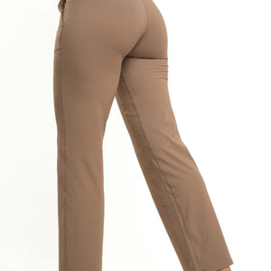 Essential Straight Cut Pants - Tannin