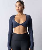 Classic Twist Long Sleeve Crop