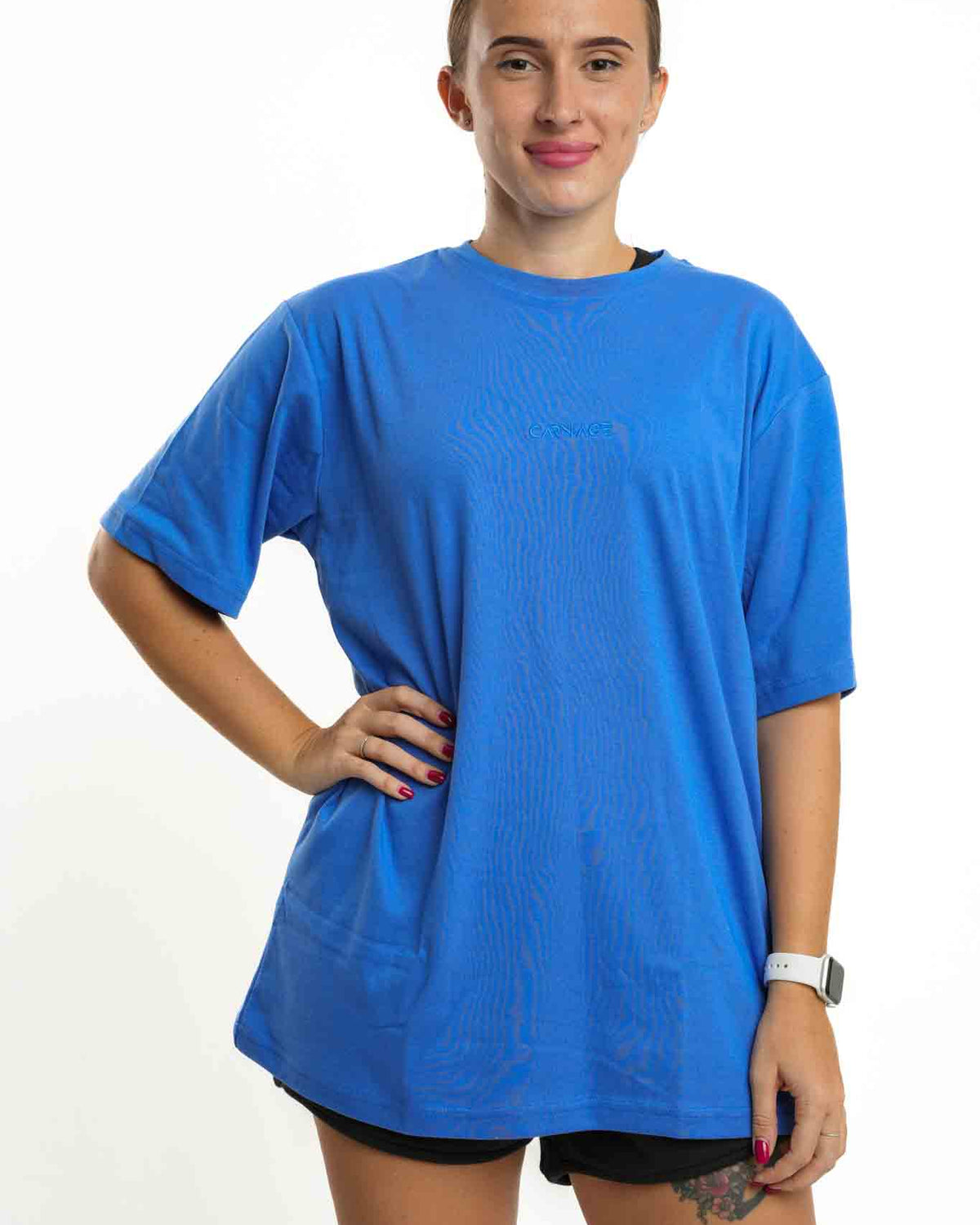 Desire Oversize Tee - Classic Blue