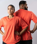 Desire Oversize Tee - Fusion Coral