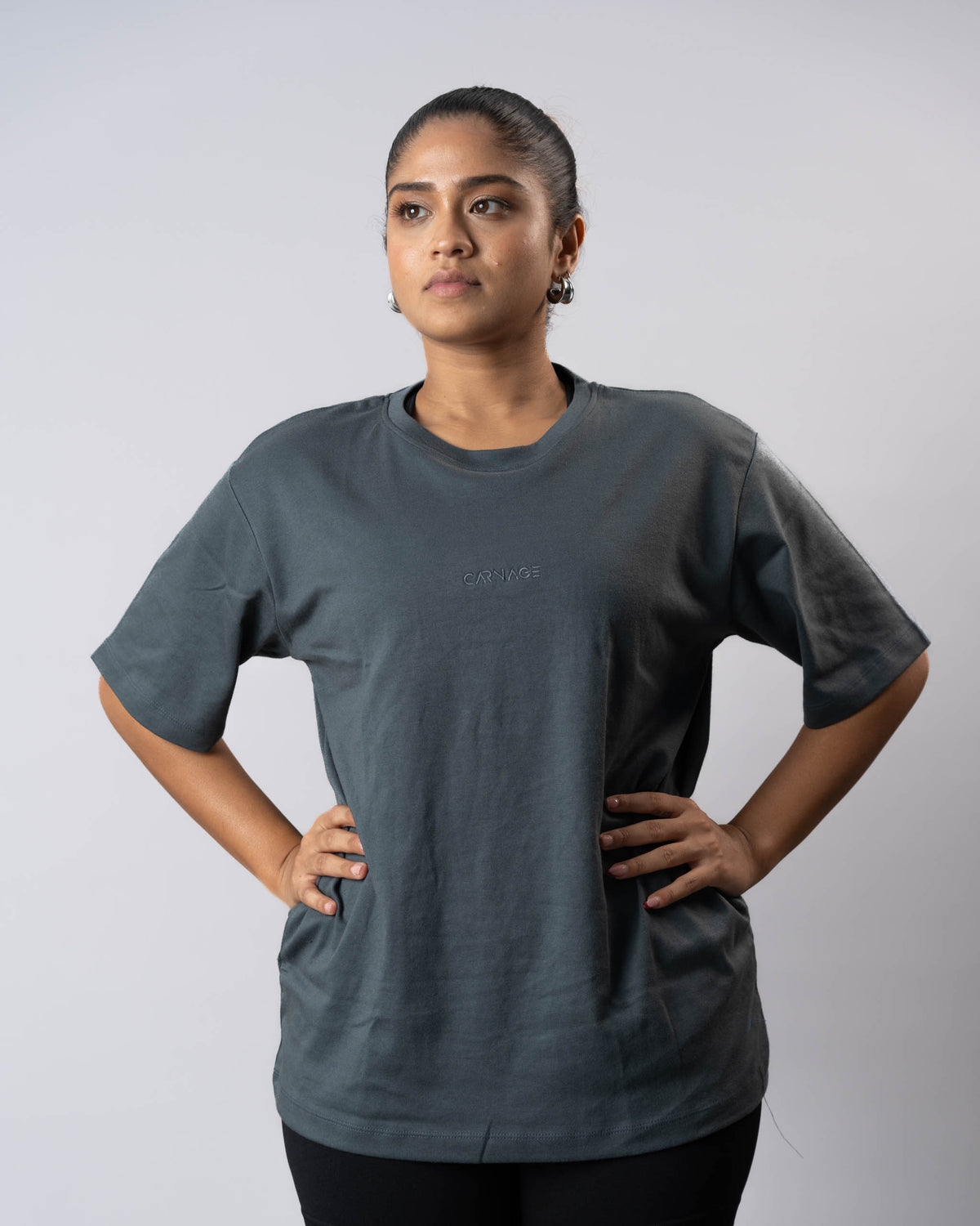 Desire Oversize Tee - Basil