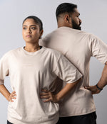 Desire Oversize Tee - Grey Sand